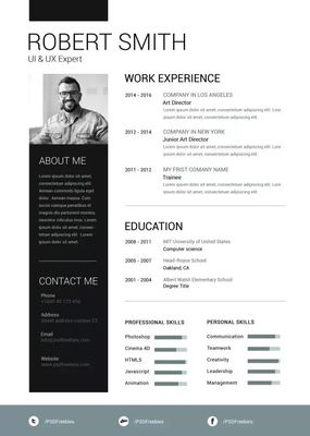 设计师如何打造完美简历，附赠专属PSD与AI模板资源